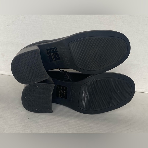 Womens BAKERS Embassy ll Black Leather Chunky Ankle Booties Size 7.5 - Picture 12 of 15